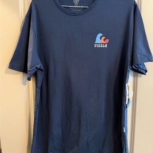 NWT Vissla Blue Graphic T-Shirt